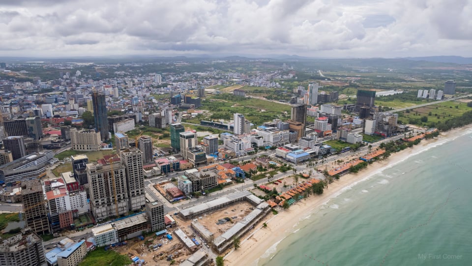 Sihanoukville coastline, Cambodia