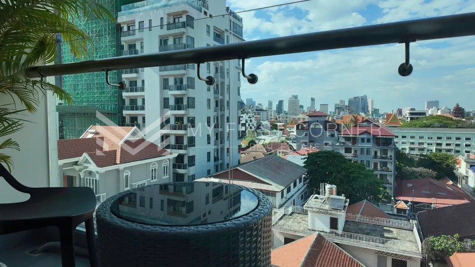 1-Bedroom Apartment for Rent in BKK1, Phnom Penh — photo 6