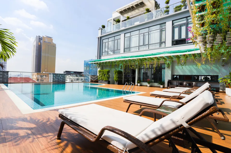 1-Bedroom Apartment for Rent in BKK1, Phnom Penh — photo 10
