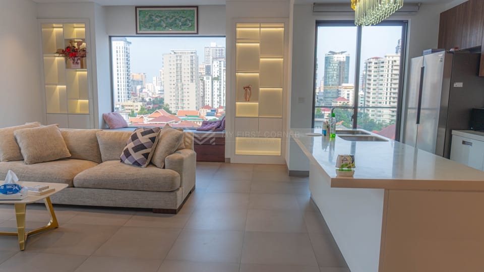 2-Bedroom Apartment for Rent in BKK1, Phnom Penh