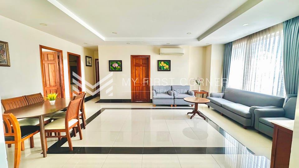 3-Bedroom Apartment for Rent in BKK1, Phnom Penh