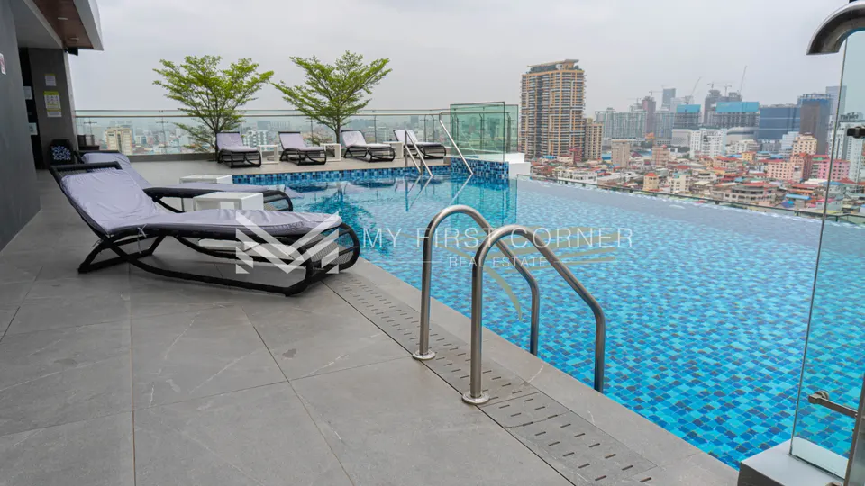 1-Bedroom Apartment for Rent in BKK2, Phnom Penh — photo 6